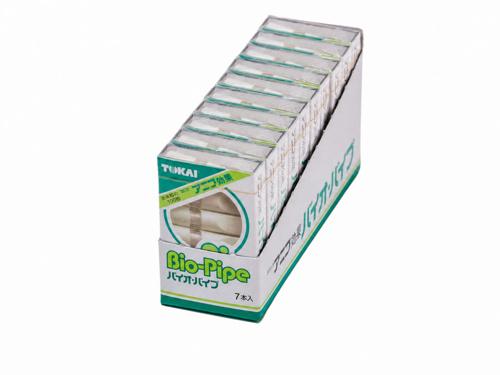 Tokai Bio Pipe display tray containing ten retail packs